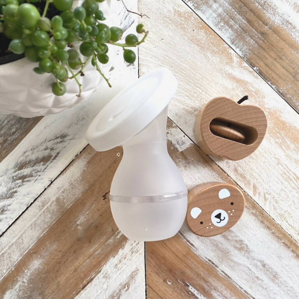 110ml Silicone Breastpump with Lid
