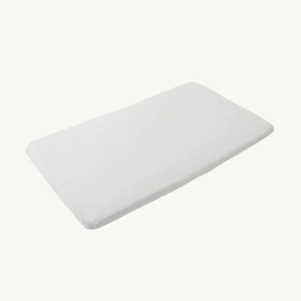 Iris Travel Cot Sheet Set - White