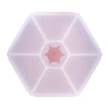 Hexagonal snack box with 'meli' branding on a white background