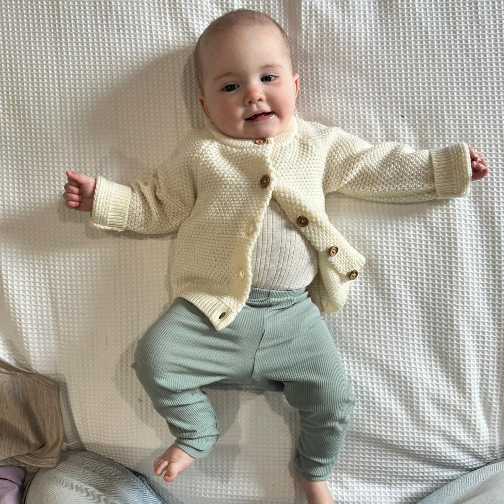 Merino Knit Cardigan - Natural