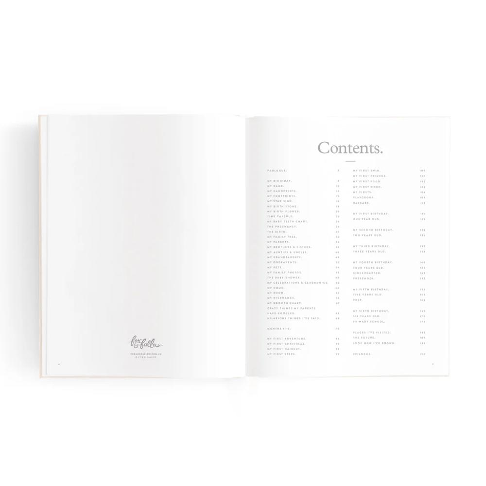 Mini Baby Book - Bluebell