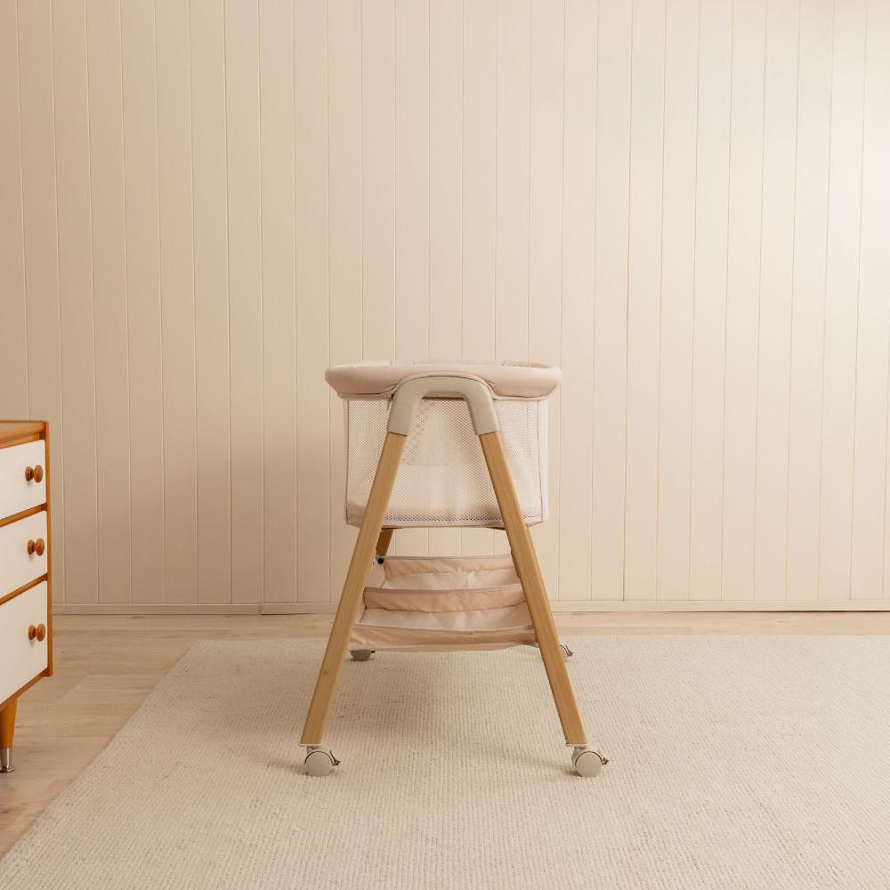 Mira Mesh Bassinet - Beige