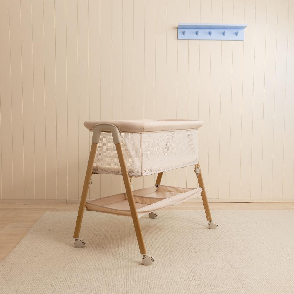 Mira Mesh Bassinet - Beige