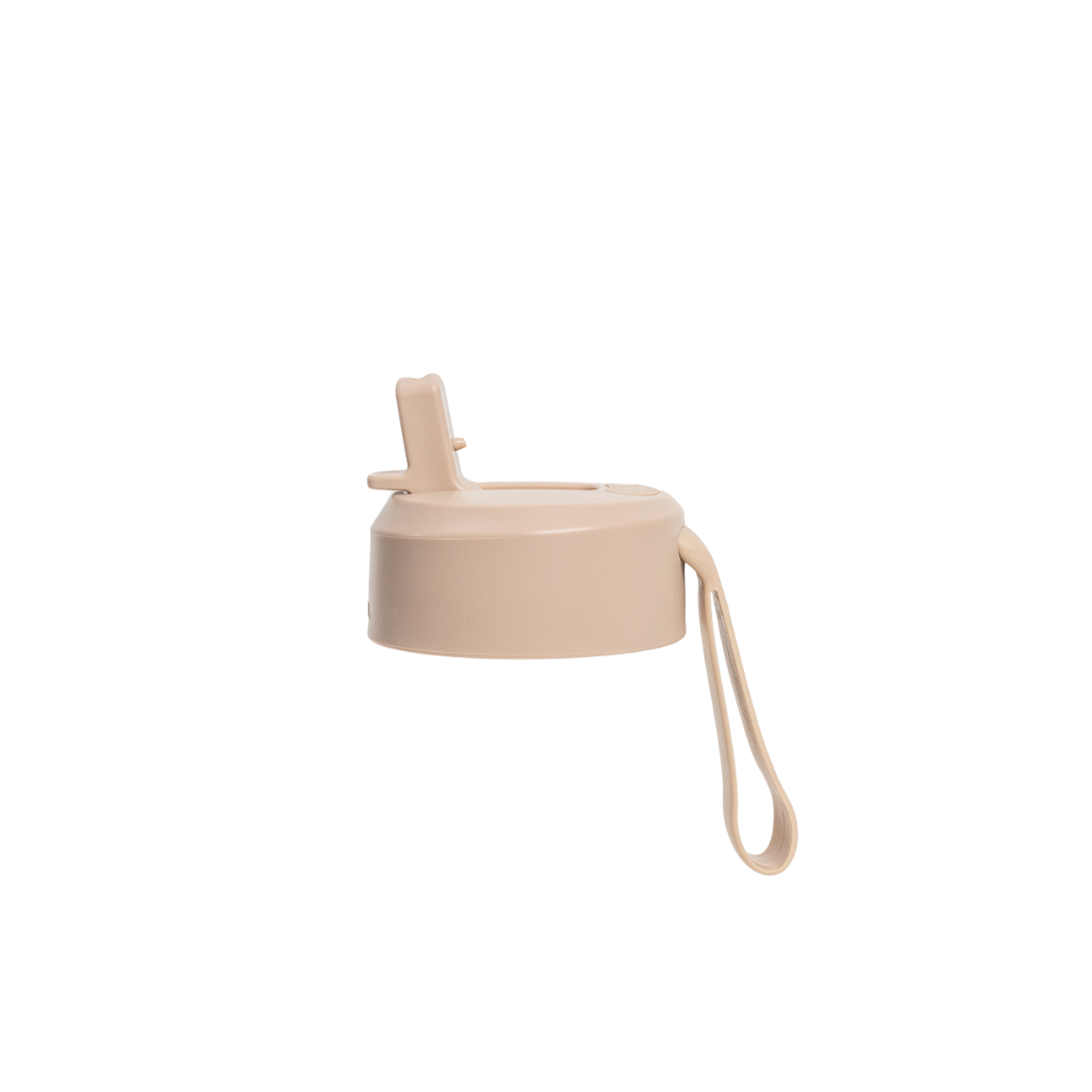beige Montiico replacement straw top lid