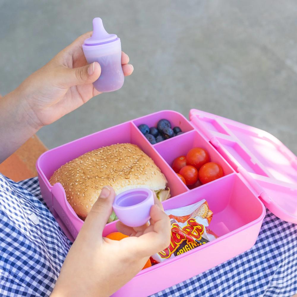 Silicone Sauce Bottle 2pk - Floss/Lilac