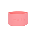 A strawberry pink bottle bumper on a white background. 