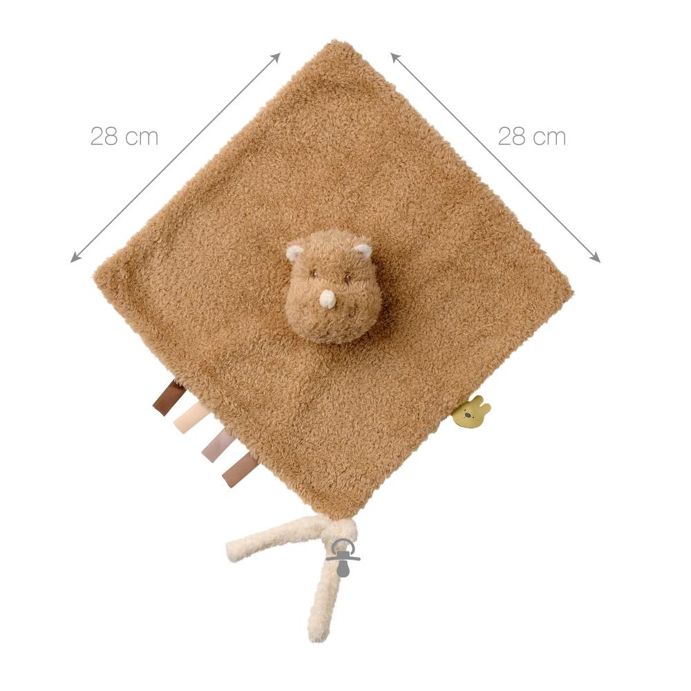 Teddy Doudou Comforter - Rhino