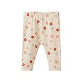 Cotton Leggings - Petite Flora Stamp Print