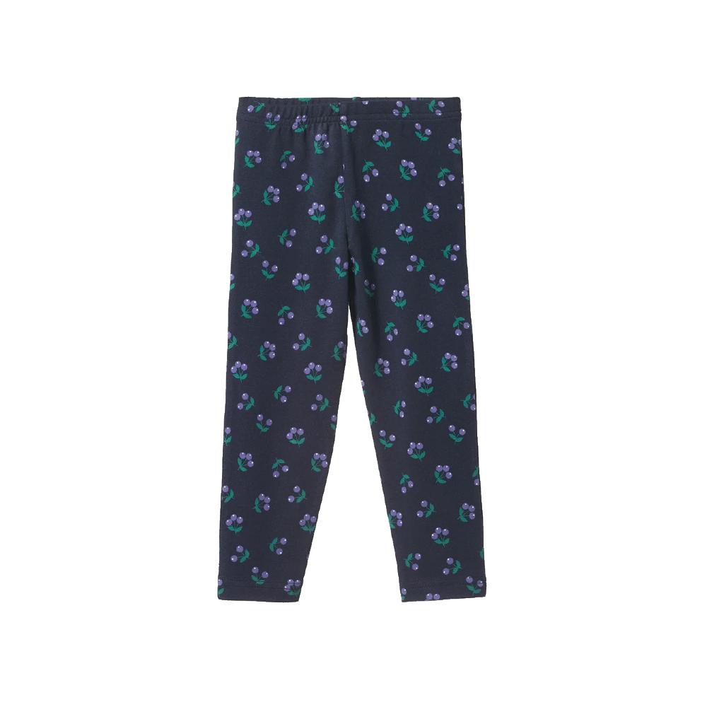 Cotton Leggings - Petite Winter Berry Print