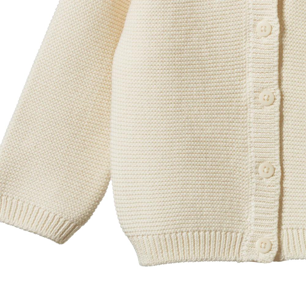 Cotton Pepi Cardigan - Natural