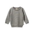 Merino Knit Pullover - Grey Marl