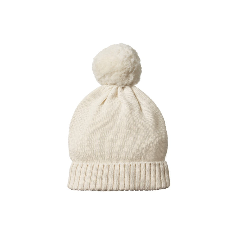 Alpine Pom Pom Beanie - Natural