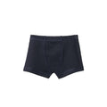 Dark navy blue boxer briefs shown flat against a solid white background.