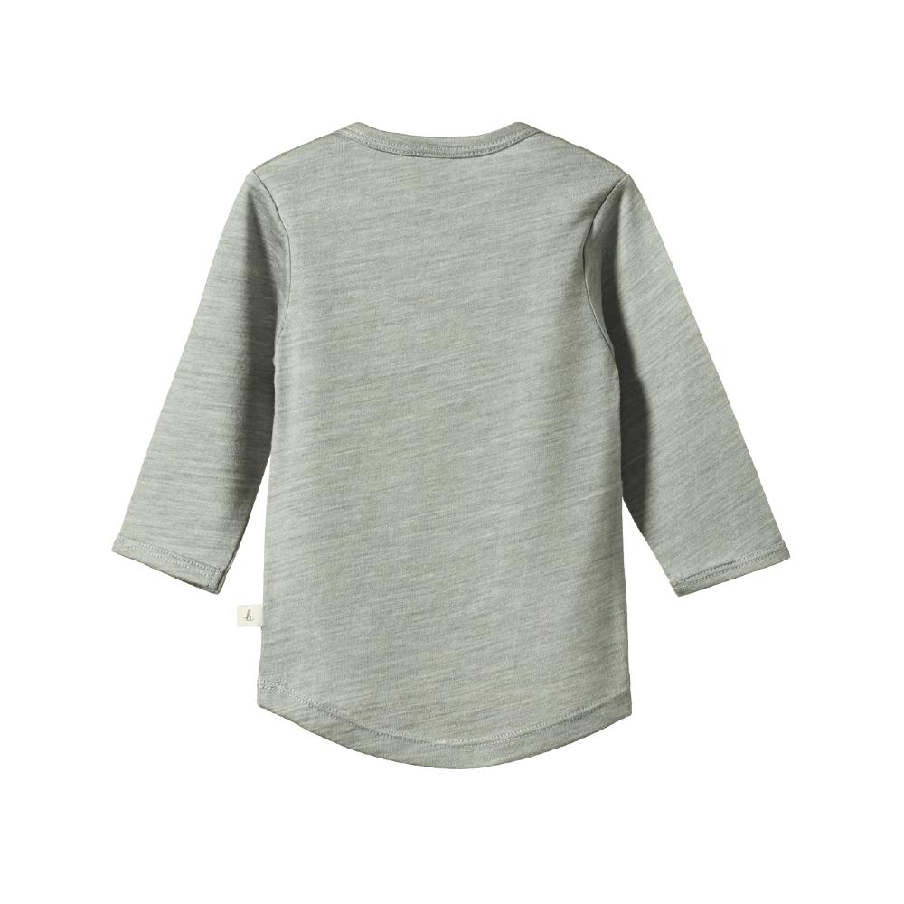 Merino Essential Tee - Grey Marl