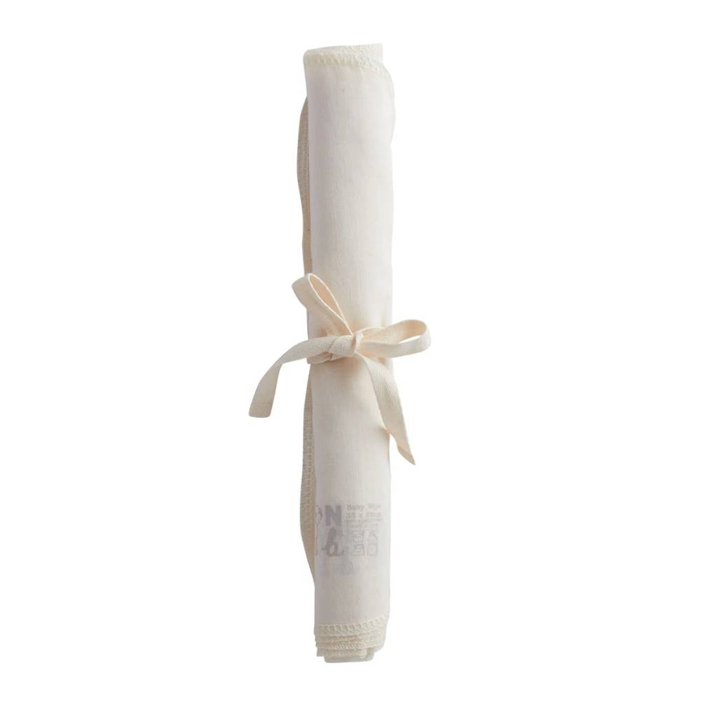 Muslin Face Cloth 6pk - Natural