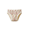Nature Baby Jersey Girls Underwear in Kitchen Garden print on a white background.