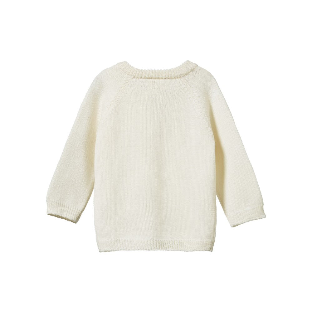 Merino Knit Cardigan - Natural