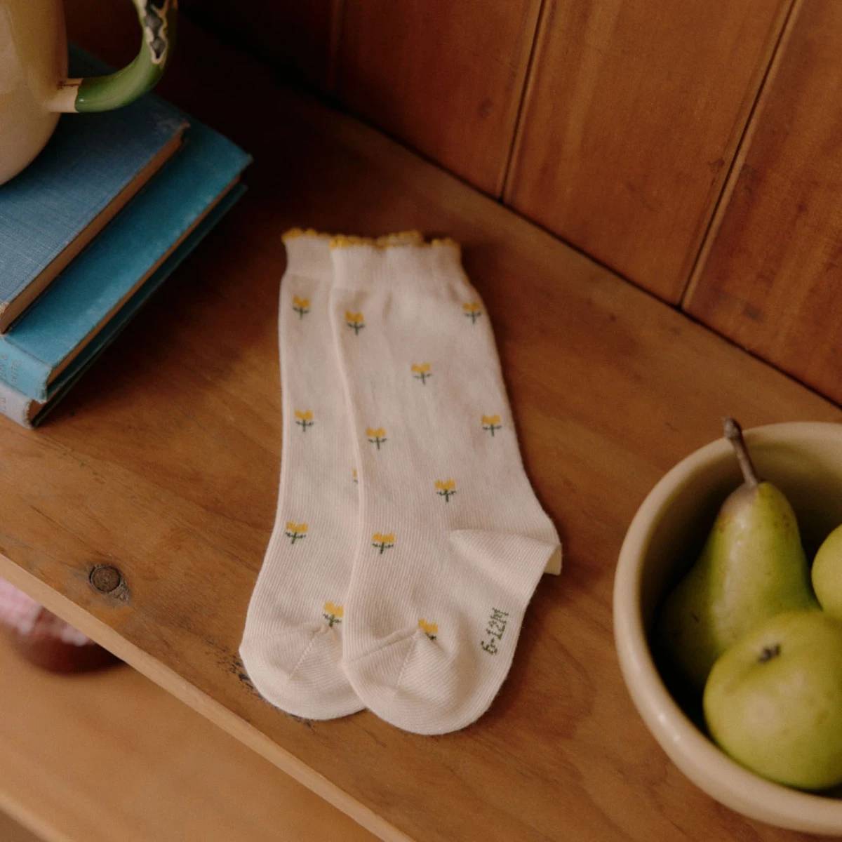 Cotton Socks - Tulips