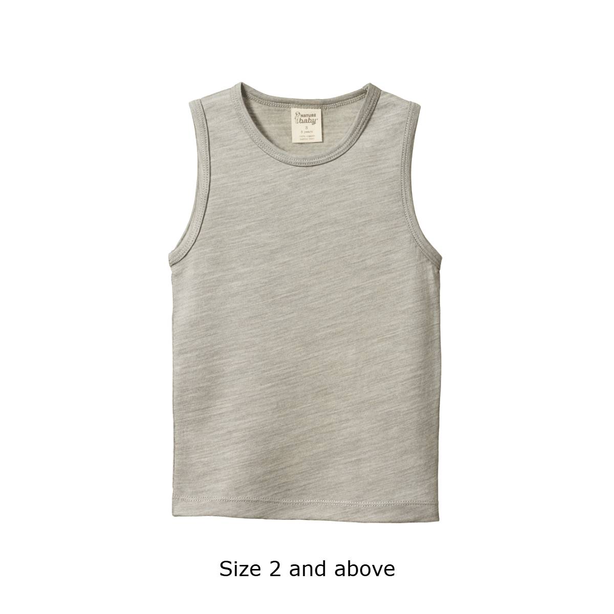 Merino Singlet - Grey Marl