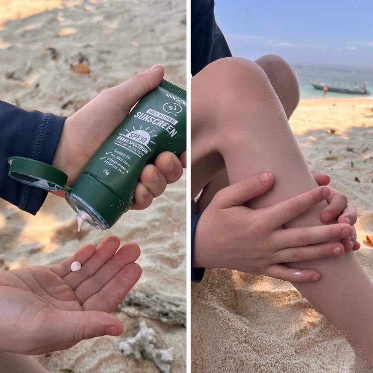 The SPF 30 Sunscreen with Bioglitter