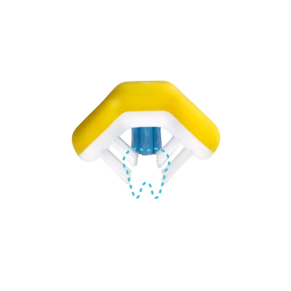 Frida Triple-Angle ToothHugger - Yellow