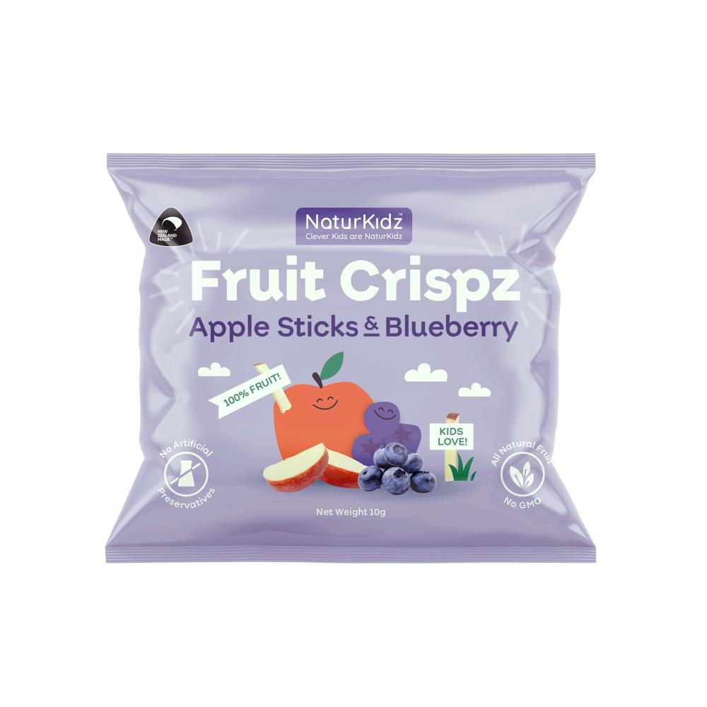 Purple Naturkidz slice bag against white background.