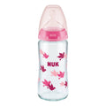 First Choice Glass Bottle Wide Neck - Pink