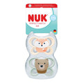 Perfect Match Air Soother Dummy 2pk - Orange Fox/Bear