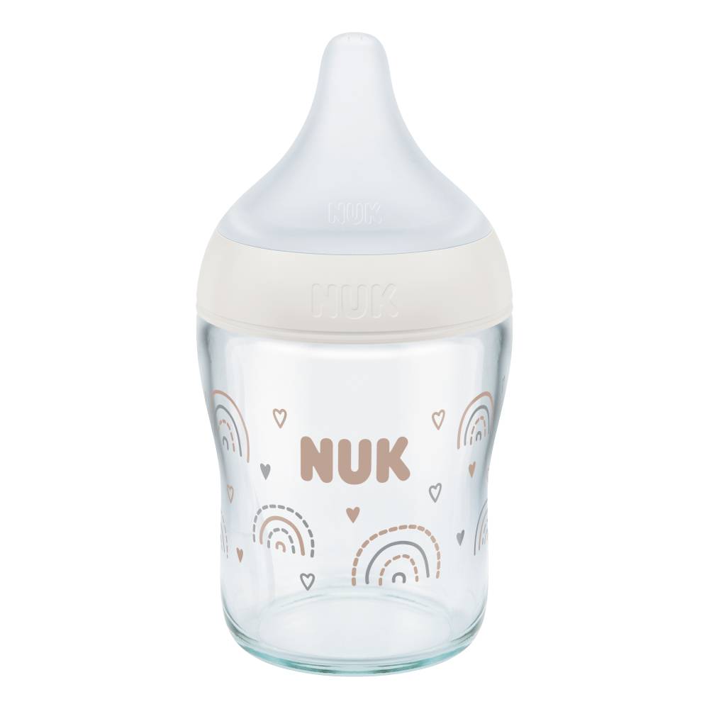 Perfect Match Glass Bottle - White