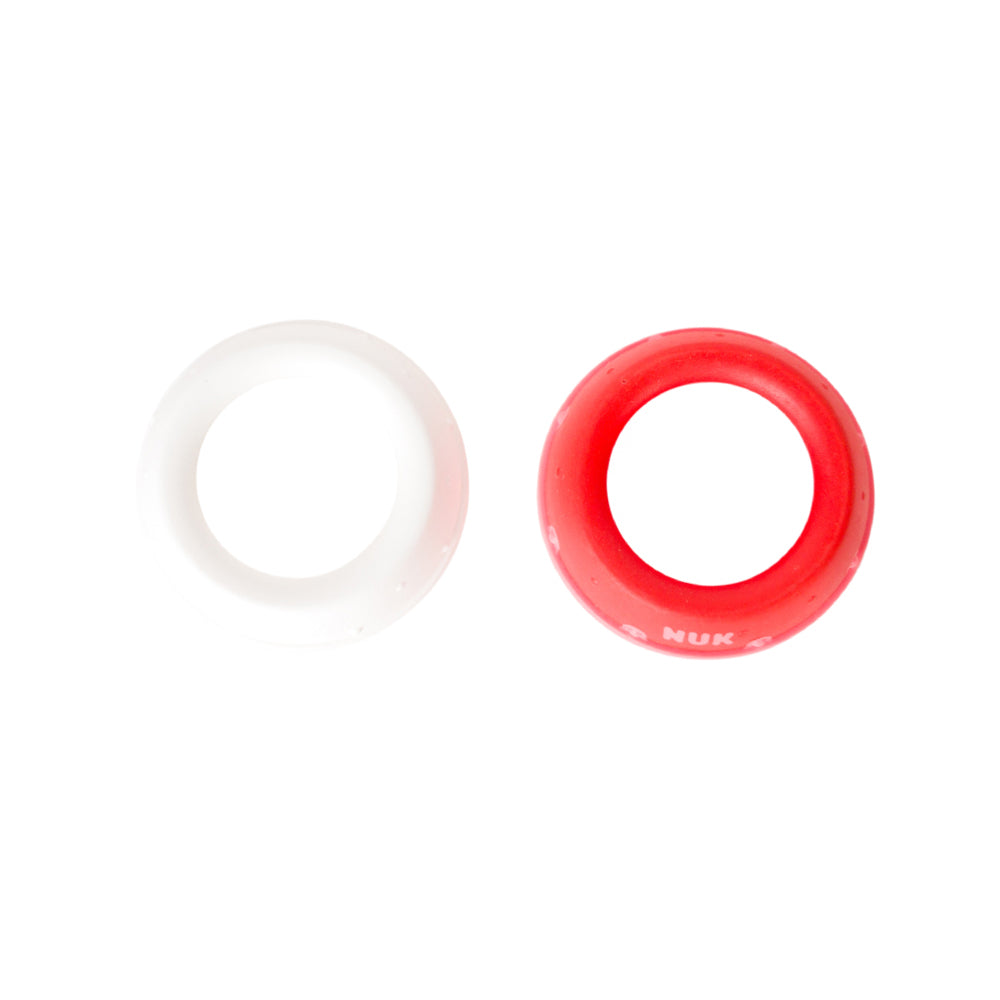 Screw Ring for First Choice Bottle 2pk - White/Red
