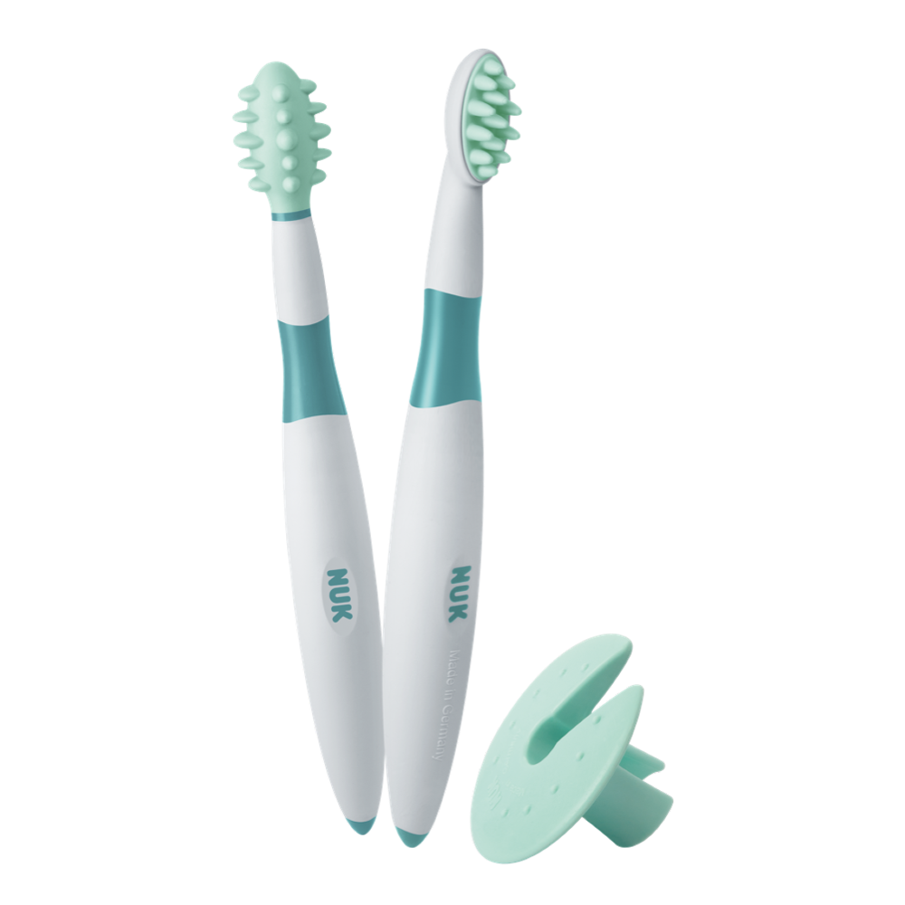 A Training Toothbrush Set - 6 months + on a white background. 