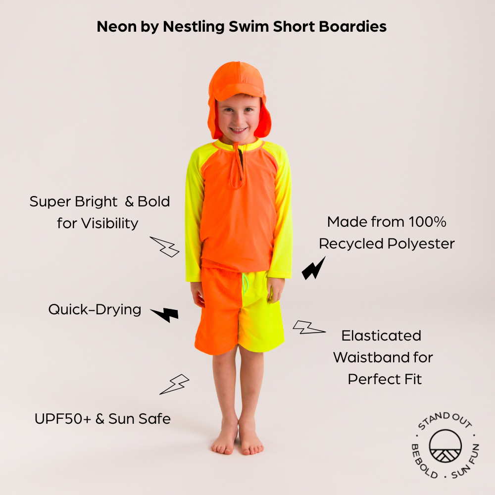 Boardies - Neon Yellow/Orange