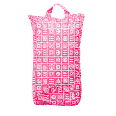 Large Swim Wet Bag - Neon Pink Retro Surf