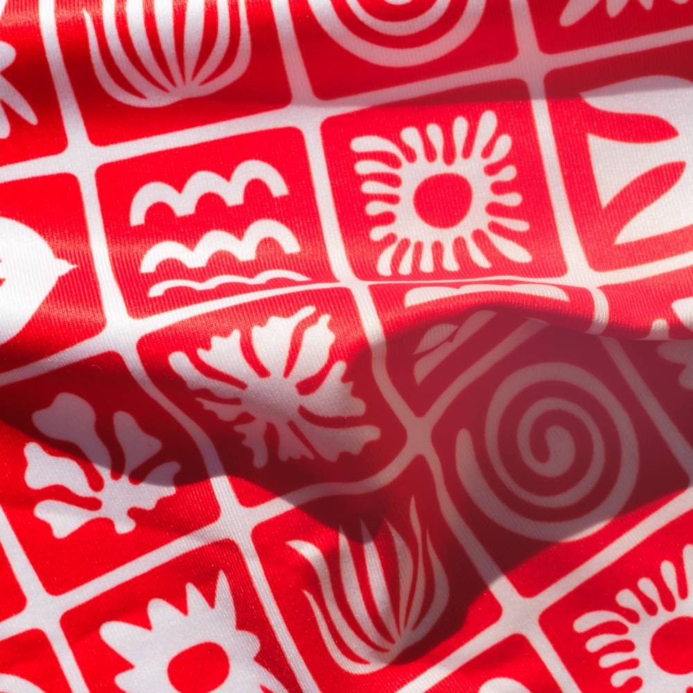 Splash Swim Nappy - Seconds - Red Retro Surf