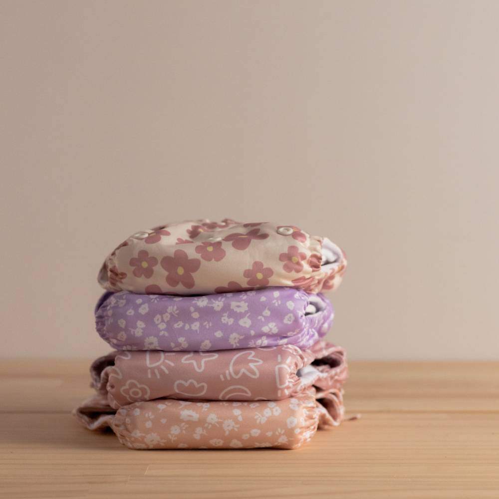 Simple Nappy Complete - Lilac Vintage Floral