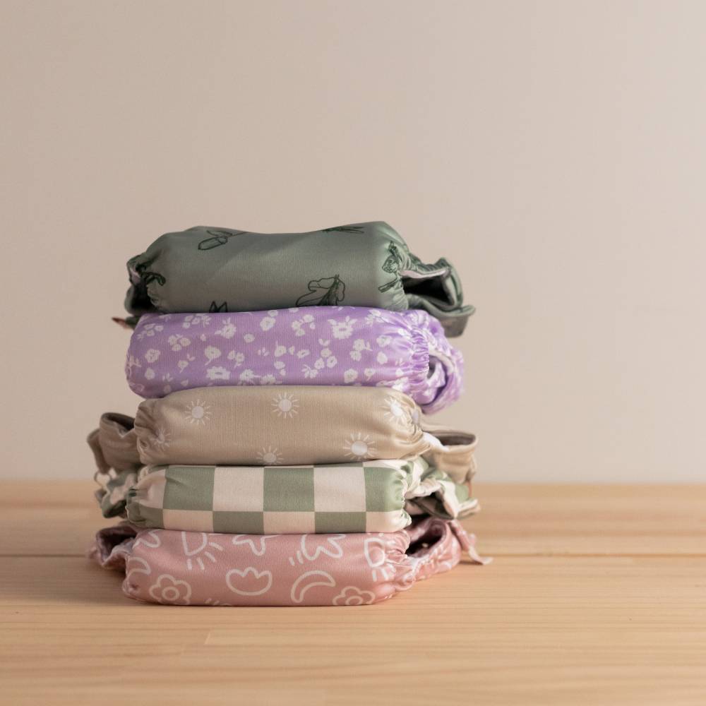 Straight Up Reusable Nappy Pants - Oat Sunshine