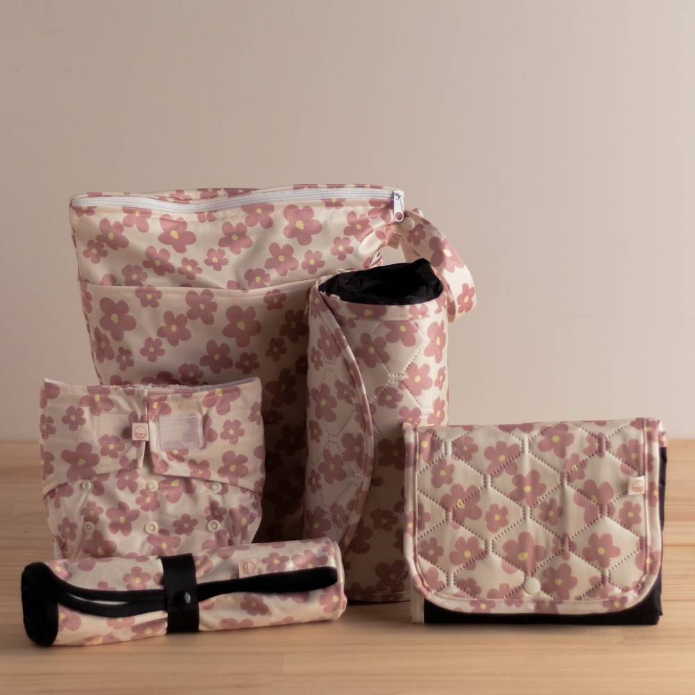Out & About Change Mat - Pink Ditsy