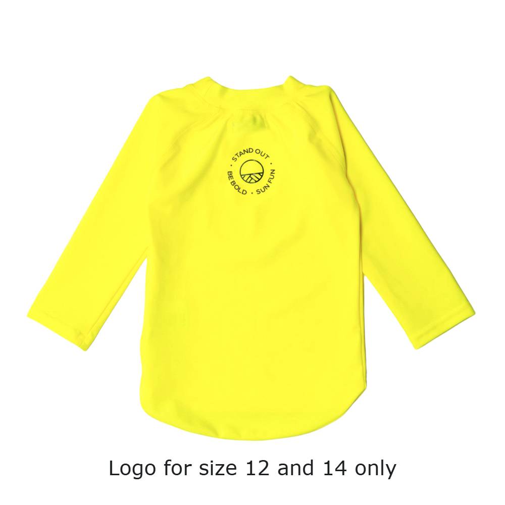 Neon Swim Rash Vest - Neon Yellow