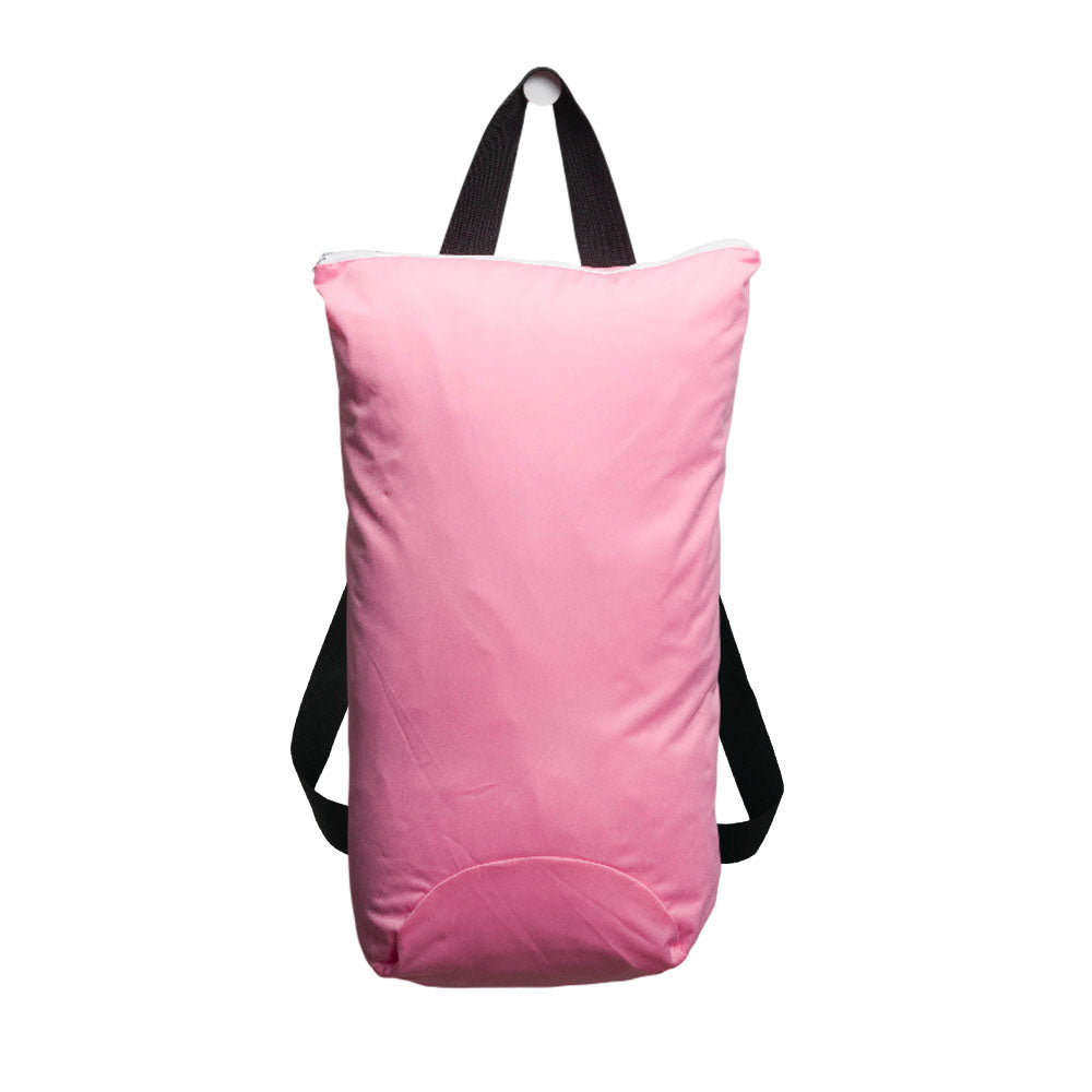 Large Swim Wet Bag in a pink print on a white background