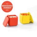 OmieDip - Silicone Dip Container - Red & Yellow