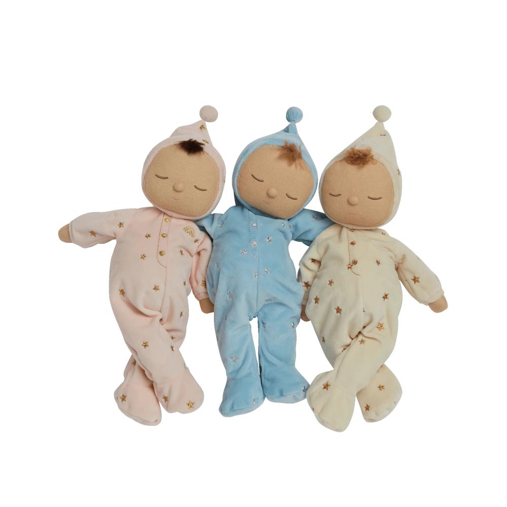 Lullaby Dozy Dinkum Doll - Leo Baby Blue