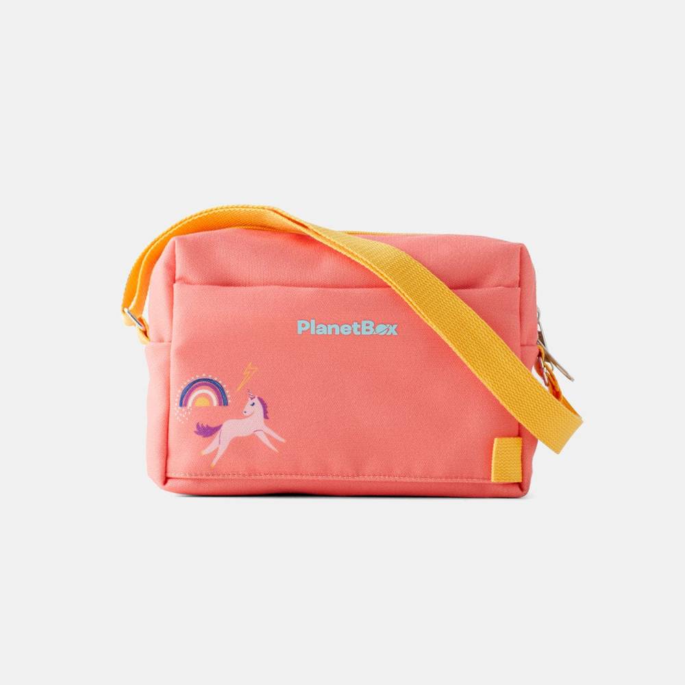 Small Carry Bag - Pink with Unicorn