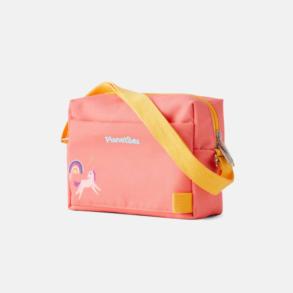 Small Carry Bag - Pink with Unicorn