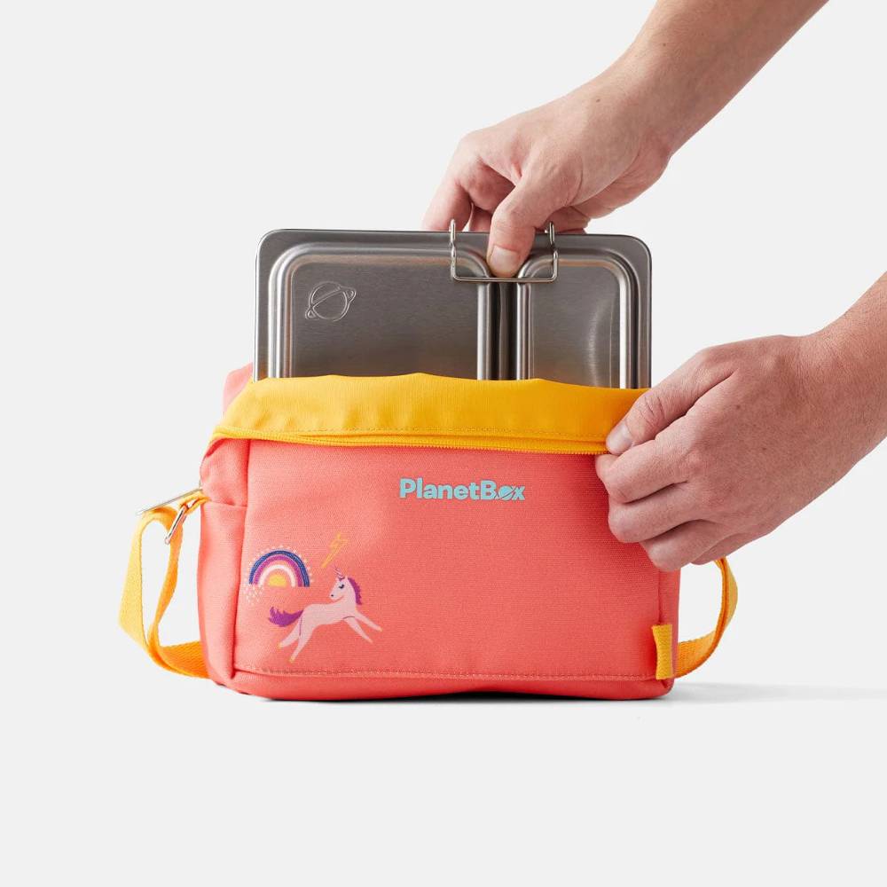 Small Carry Bag - Pink with Unicorn