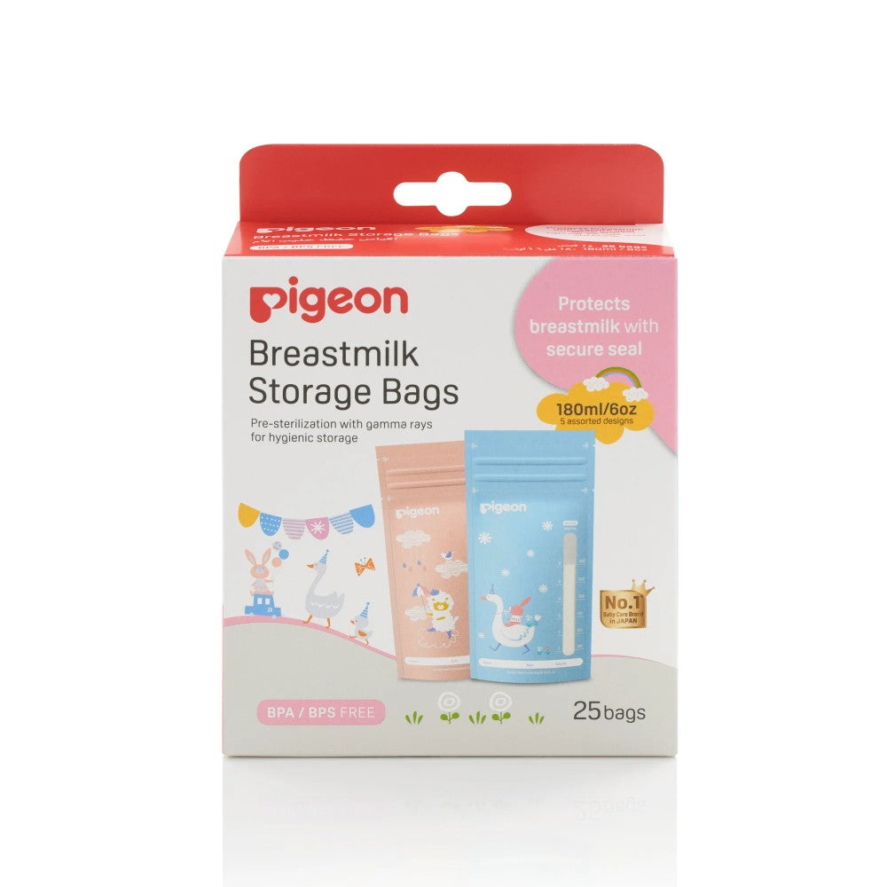 Breast Milk Storage Bag - 180ml - 25pcs - Animals