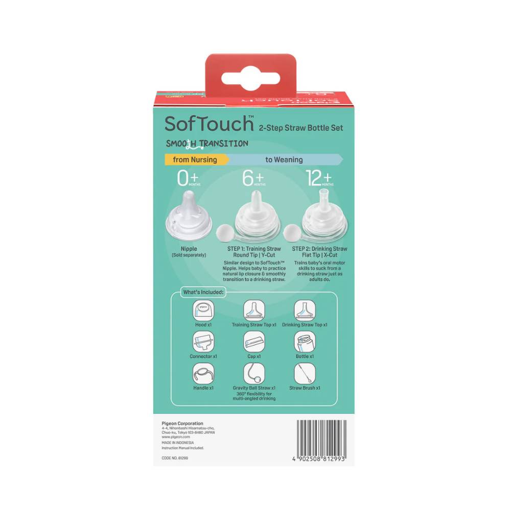 SofTouch 2 Step Straw Bottle