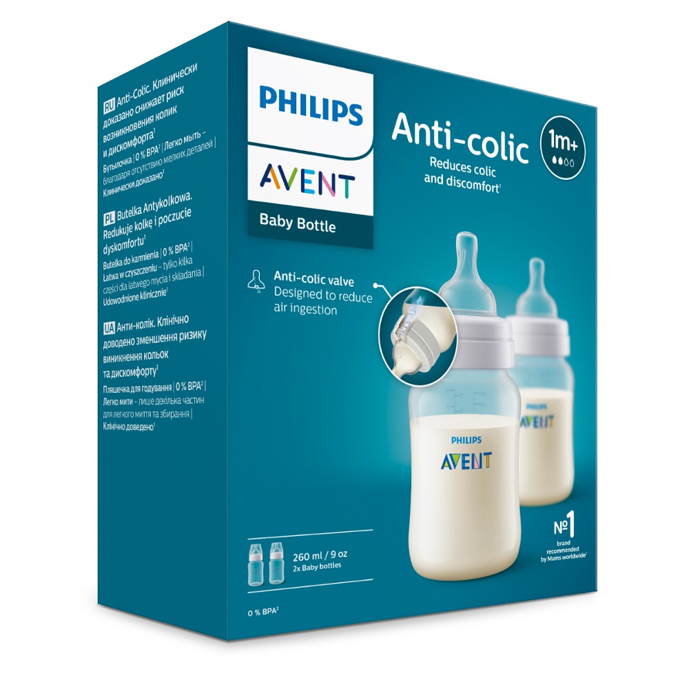 Avent Anti-Colic Bottles 2pk