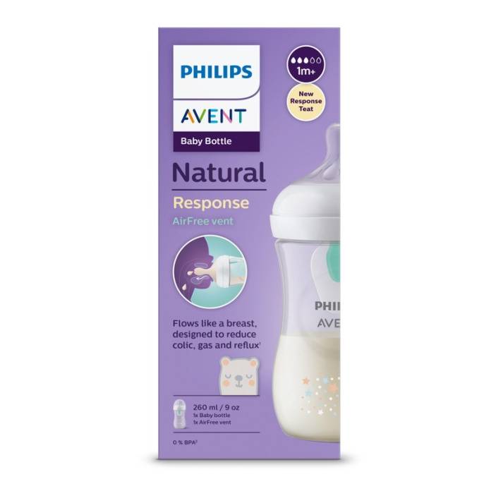 Avent Natural Response Bottle - Bear
