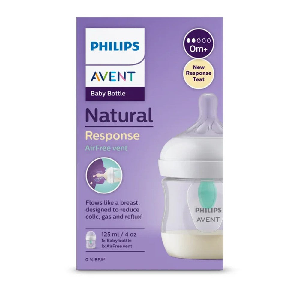 Avent Natural Response Bottle - Clear