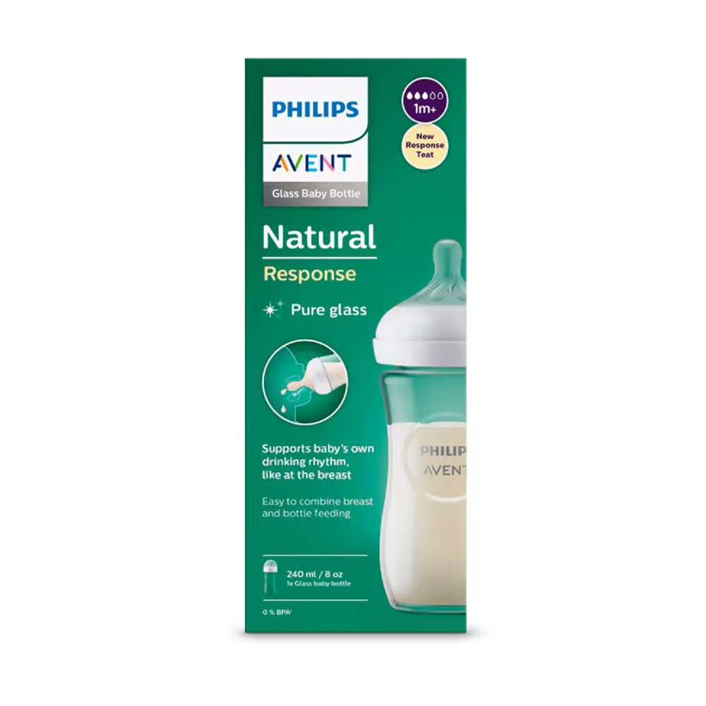 Avent Nature Response Glass Bottle